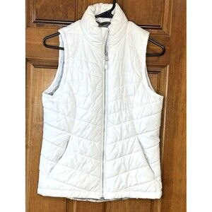 DSG Womens White Puffer Vest Size XS